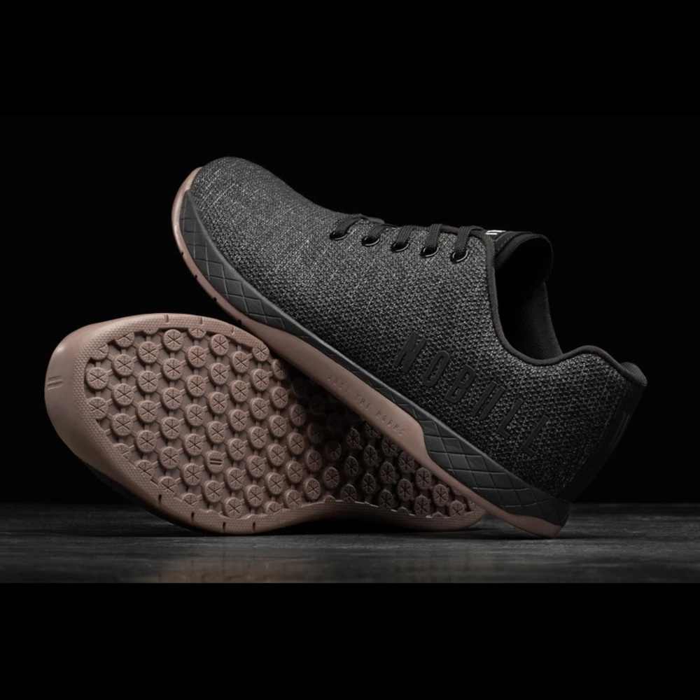 NoBull Project Black Heather Dark Gum Trainer Sneakers (Women’s)